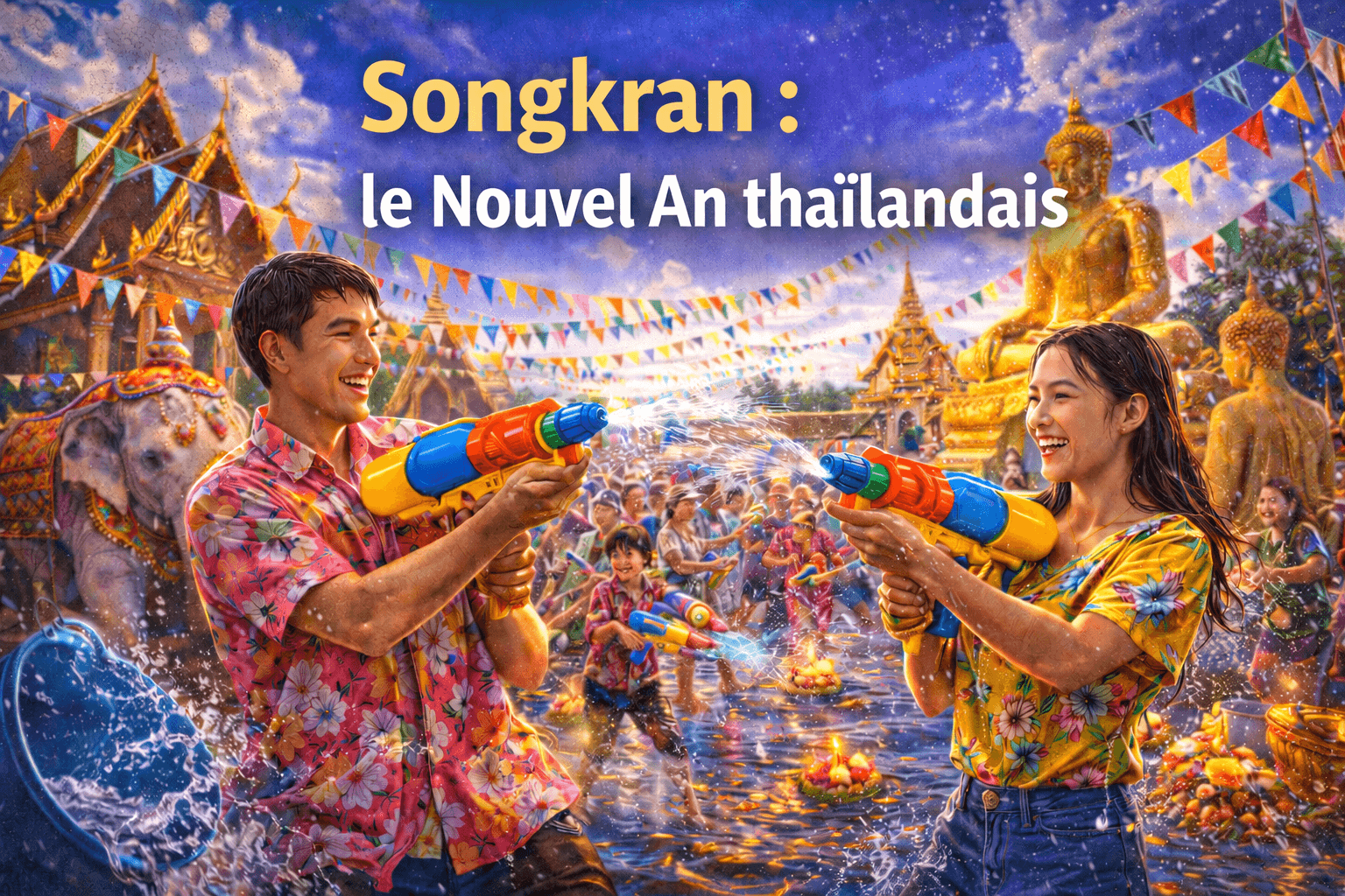 Songkran en thailande
