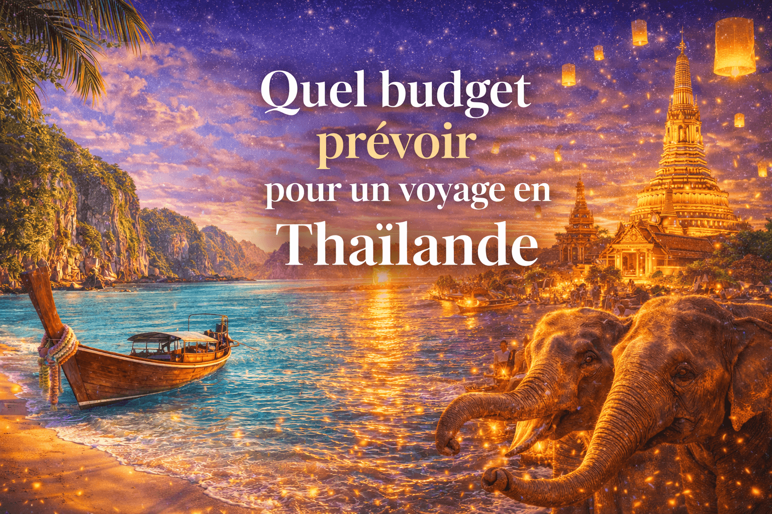 Quel budget prévoir pour un voyage en Thaïlande
