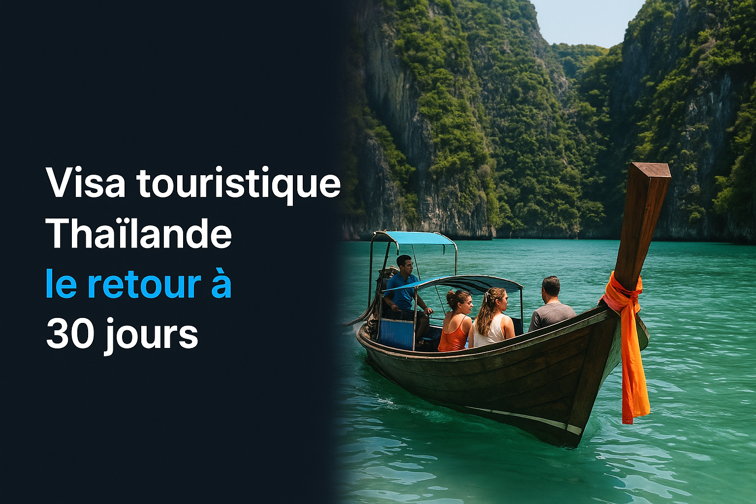 Visa touristique Thaïlande : le retour à 30 jours au lieu de 60 jours, ce qui change pour vous