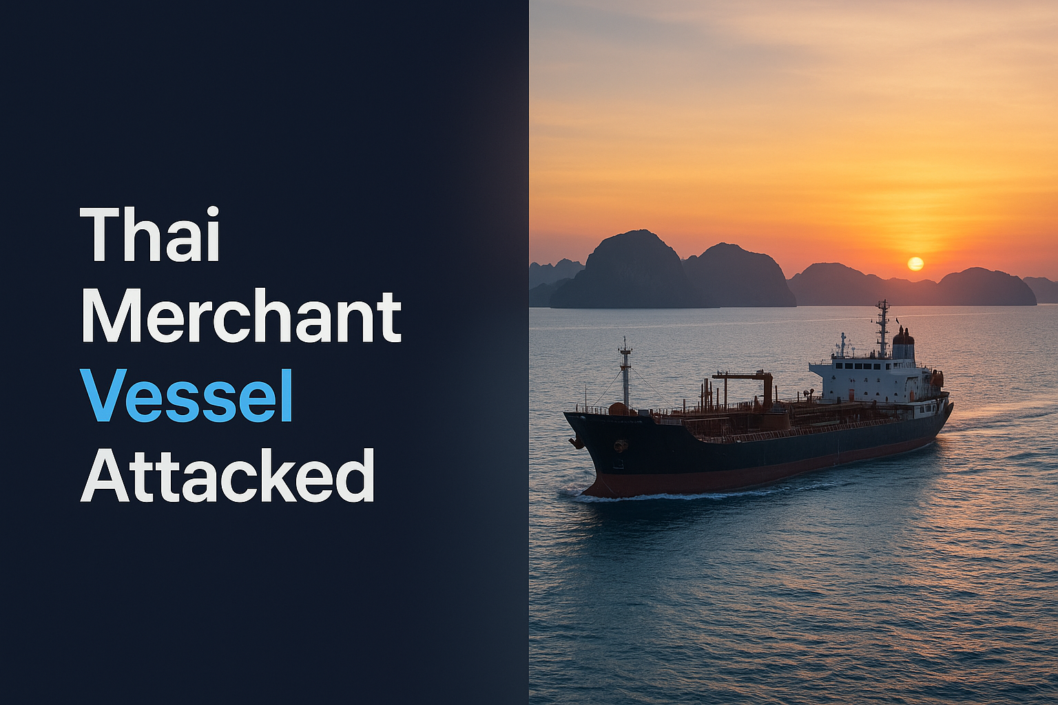 Thai Merchant Vessel Attacked in the Strait of Hormuz: What Expats Need to Know
