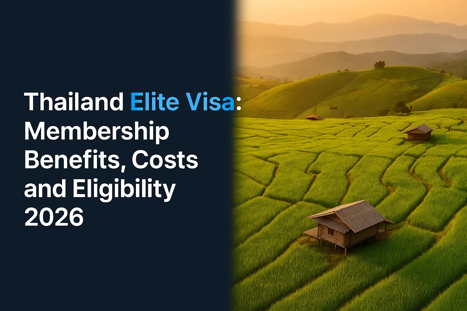 Thailand Elite Visa: Membership Benefits, Costs and Eligibility 2026
