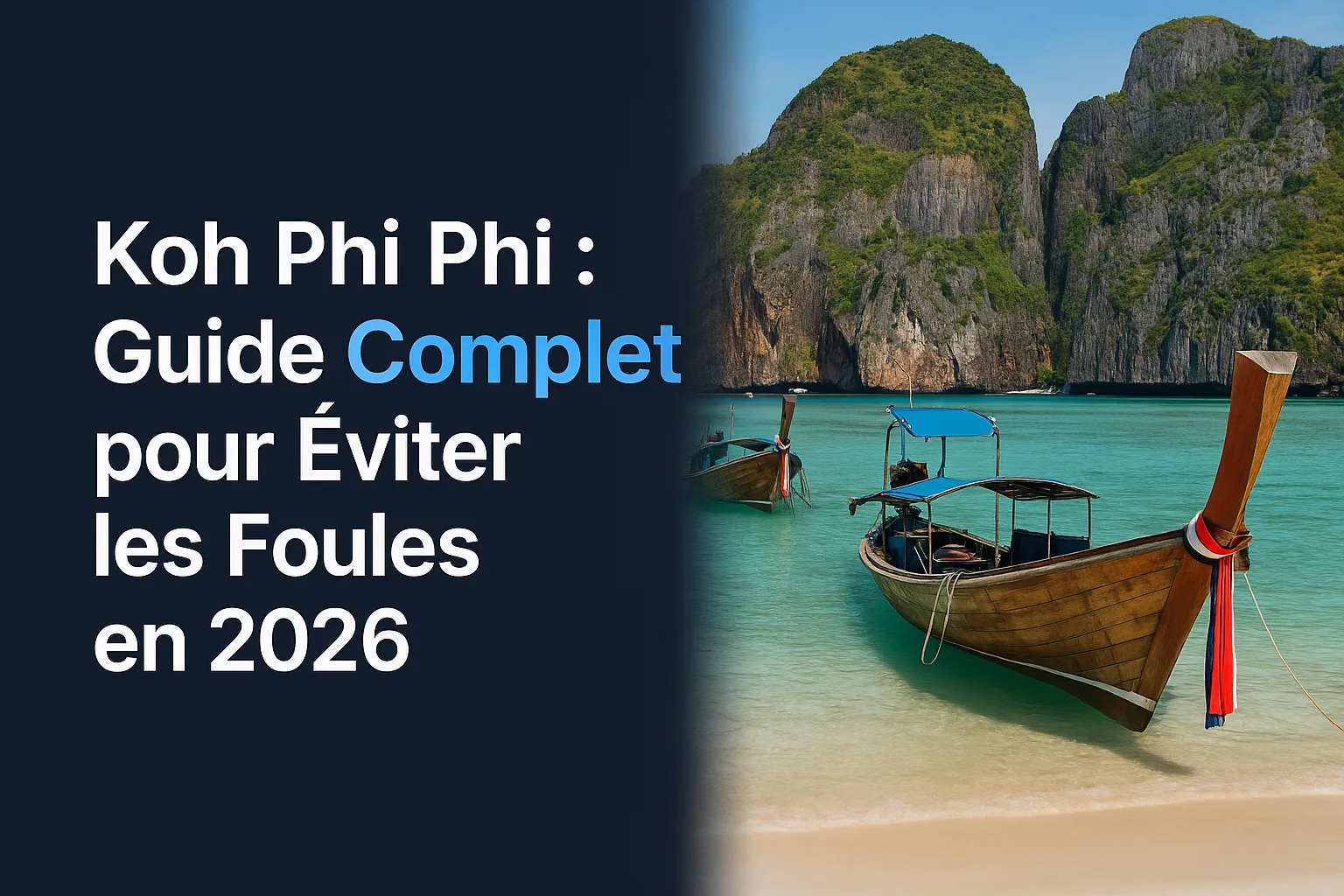 Koh Phi Phi sans foules en 2026 : plages secrètes, périodes creuses et itinéraires alternatifs