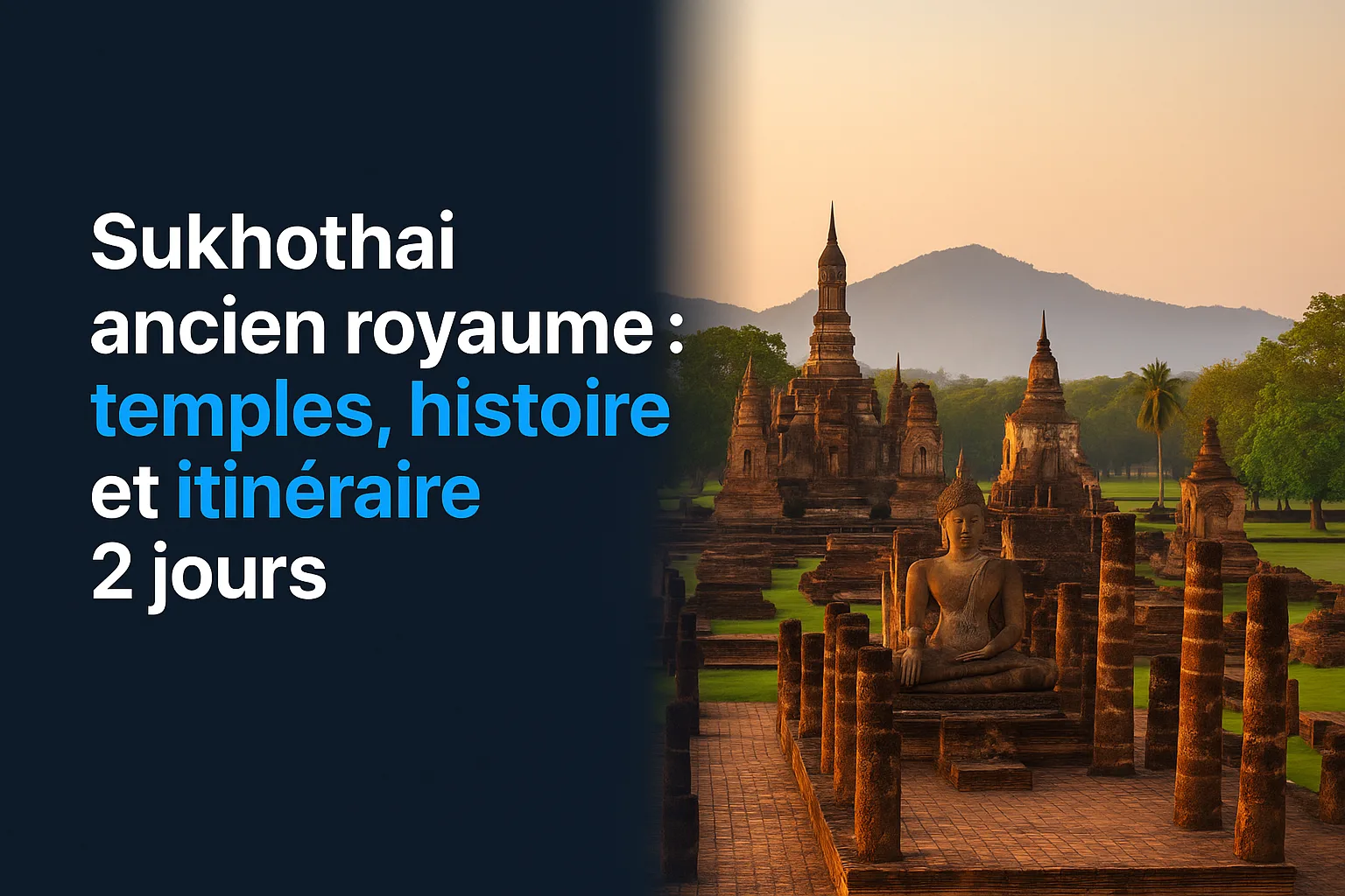 Sukhothai ancien royaume : temples, histoire et itinéraire 2 jours