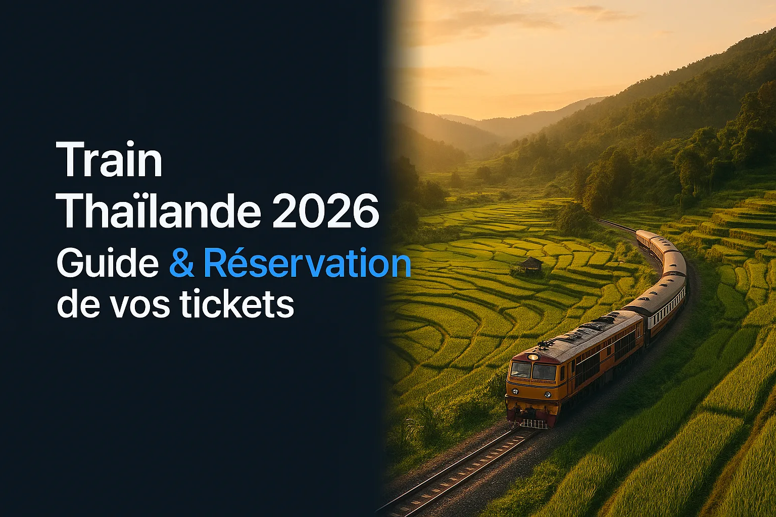 Train Thaïlande 2026 : Guide Complet pour Réserver vos Billets en Ligne